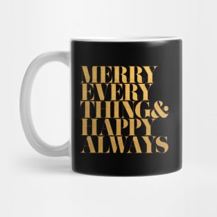 Merry Everything Gold Mug